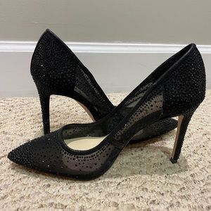 Jessica Simpson Prianne Embellished Mesh Pumps Size 8.5